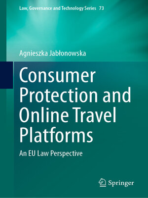 cover image of Consumer Protection and Online Travel Platforms